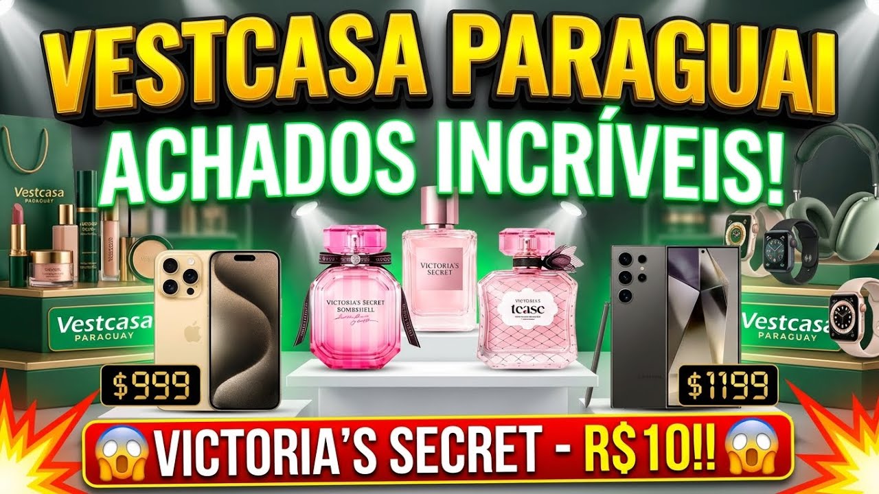 VESTCASA PARAGUAI 2026: iPhone e Notebook - COMPARAÇÃO DE PREÇOS Brasil vs Paraguai! 📱💻