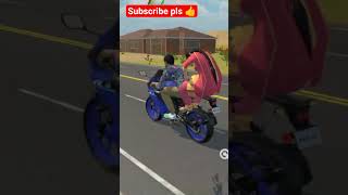 bike pai ladki 👍 #gaming #thargamer #cargame #automobile #mahaindrathar #drivinggame #racinggame