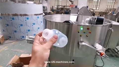 High speed protein powder empty bottle unscrambling sorting feeding machine