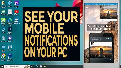 How to Mirror Mobile Notifications, Send and Receive SMS, and Share Files on PC #pctricks