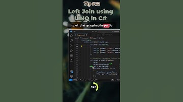 Left Join using LINQ in C# Tip #72