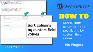 How to sort custom columns by custom field values -meta value - in the post listing