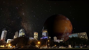 If the Moon were replaced by some of our planets   Mars