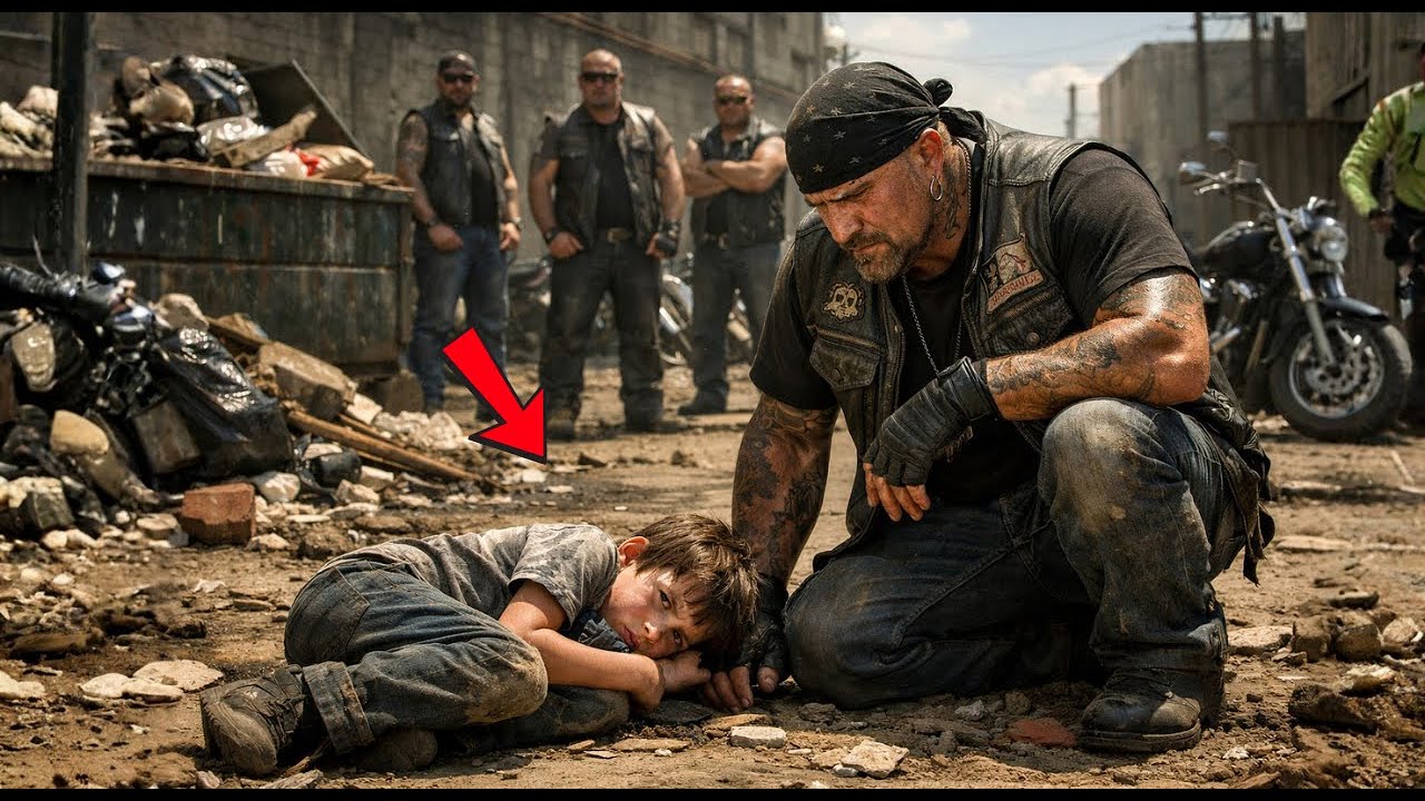 Homeless Boy Slept in a Dumpster… Then 75 Bikers Stepped In!!!