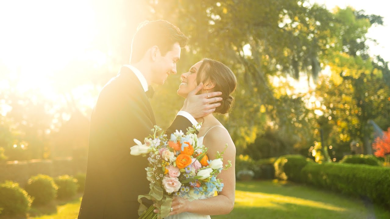 Romantic Spring Wedding at Boone Hall Plantation, SC wedding film