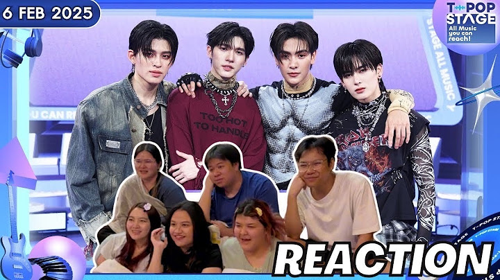 T-Pop Stage Reaction | แรงอีกนิด (SADISTIC) - PROJECT JASP.ER | Rooftop Reaction