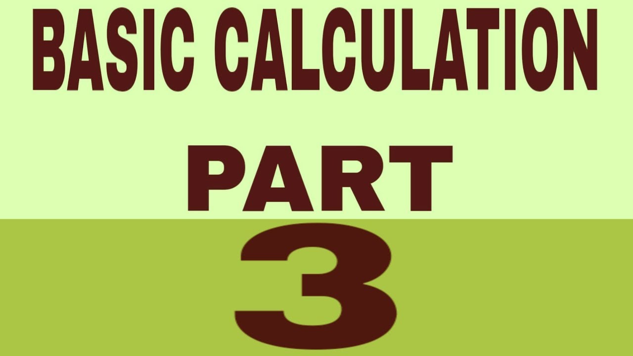 Basic calculation part 2 | Shortcut Tricks: Bank PO/CLERK/ SSC CGL ...