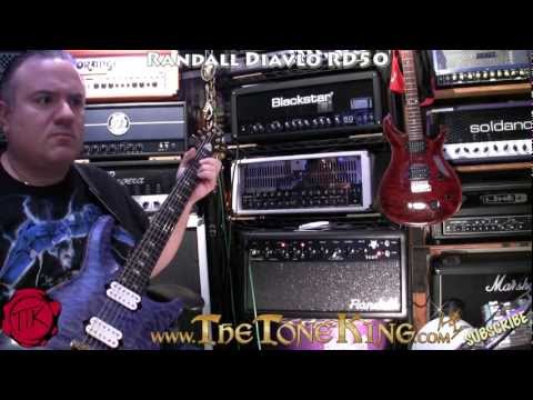 Randall Diavlo RD50 Demo & Review ~ Using Ed Roman Quicksilver Guitar ~ Tube Amp