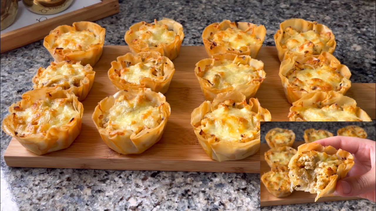 أسرع مملحات بدون عجينة في 10دقائق👌🏻بحشوة لذيذة بزااااف متشبعوش منها حقًا غينفعوكم ويعجبكم