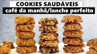 MUITO FÁCEIS DE PREPARAR / Cookies veganos de café da manhã e lanchinho deliciosos