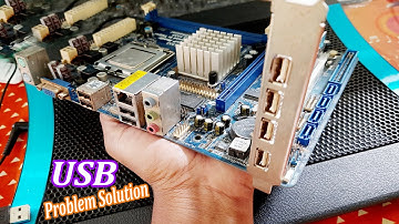 Motherboard USB Problem Solution | PCI | How To Fix Desktop Motherboard USB Problem | PCI USB Card