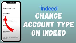 Player Profile How to Change Account Type in Indeed 2024 | Edit Account Type in Indeed