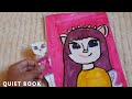 How to make my talking angela quiet book| Crafty riona