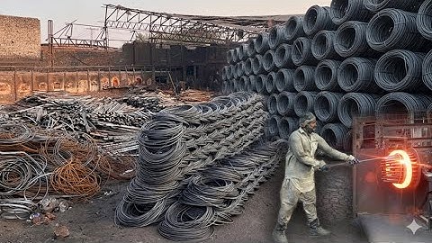 How Coiled Rebar Is Forged from Scrap Metal