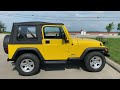2004 Yellow TJ Jeep wrangler