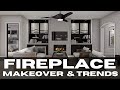 Modern Fireplace Makeover | Budget Friendly Fireplace Makeover Ideas | Fireplace Trends