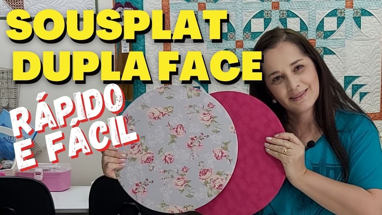 Capa para Sousplat Dupla face