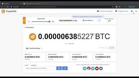 CryptoTab Browser Speed up