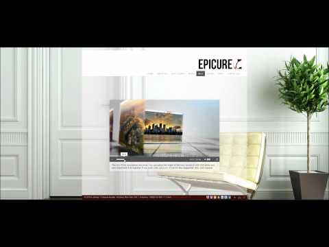 Epicure XML Website Template with Deep Linking