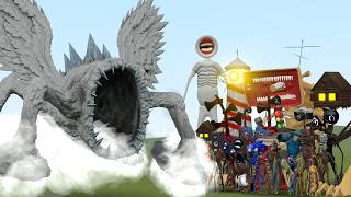 New Sky Eater Creature Vs All Siren Head And Other In Garrys Mod