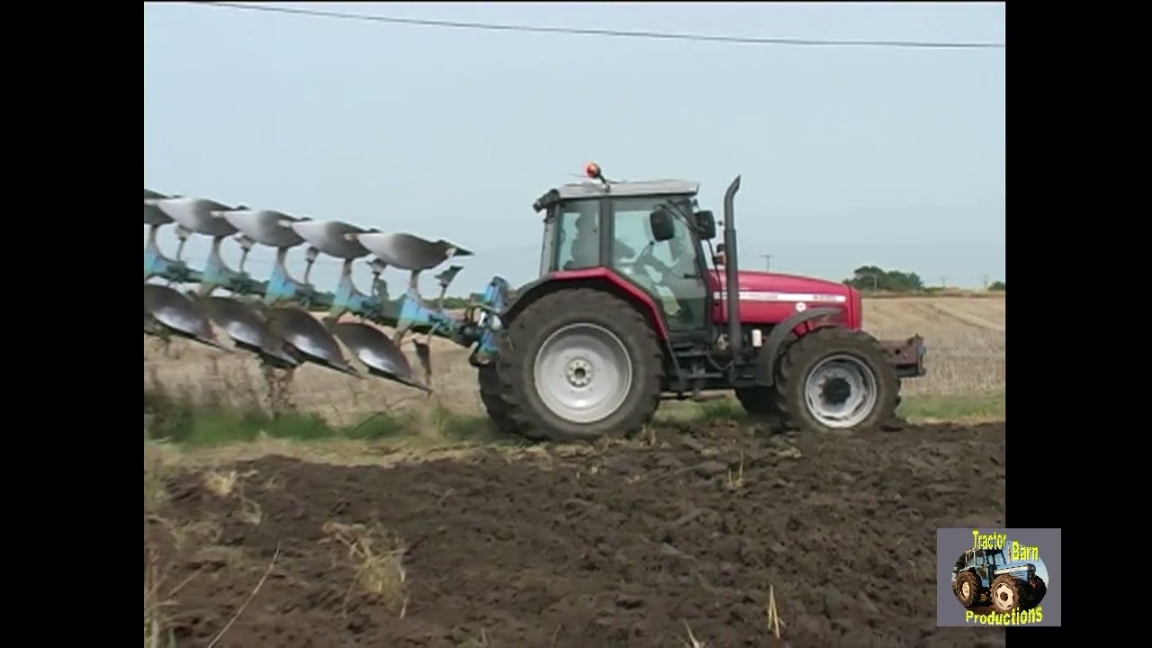 MASSEY FERGUSON 6290 AND FIVE FURROW PLOUGH