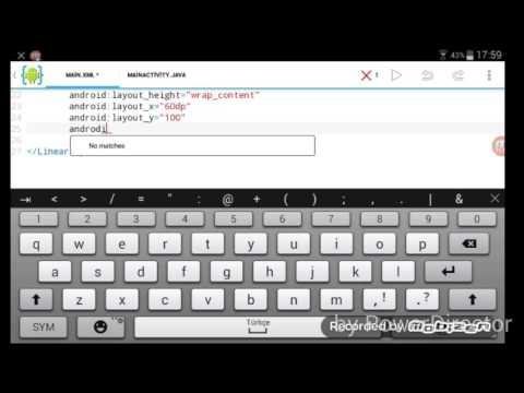 AIDE for android (programlama)/#2/buton ekleme