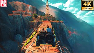 Uncharted 4 Car Accident & Stunt Pc 4K