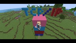 explaining the TCP/IP STACK in MINECRAFT