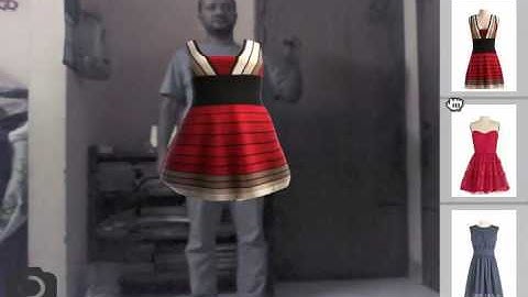 Virtual Dressing Room/ Virtual Fitting Room - Augmented Reality Unity app demo