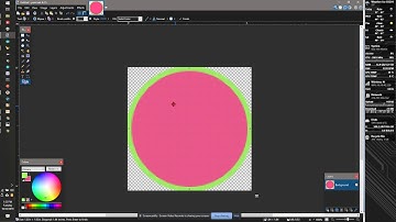 Ball Demo 2 - Drawing a circle in paint.net