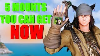 5 Easy mounts you can get NOW in FFXIV