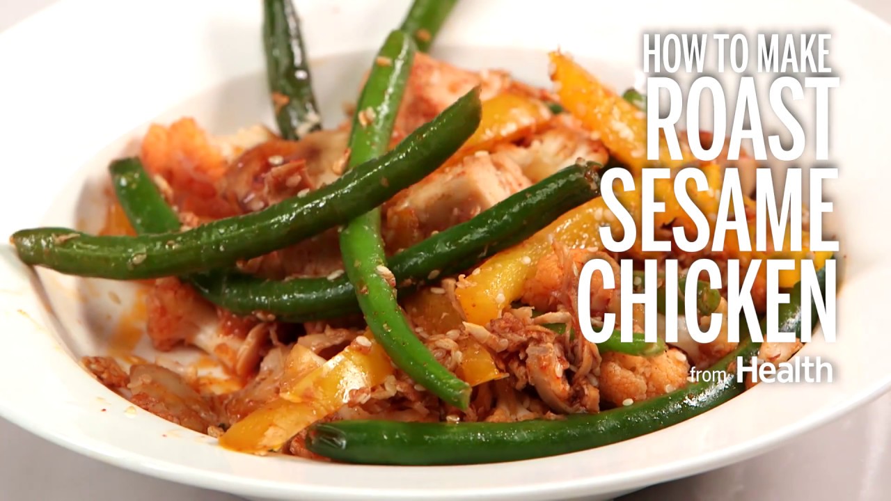 How to Make Roast Sesame Chicken Health YouTube