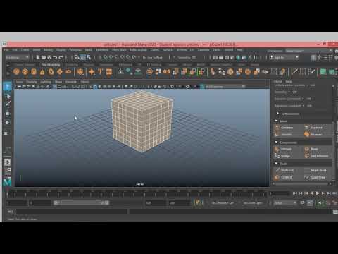 How to add division/smooth object in maya 2020 for beginner tutorial