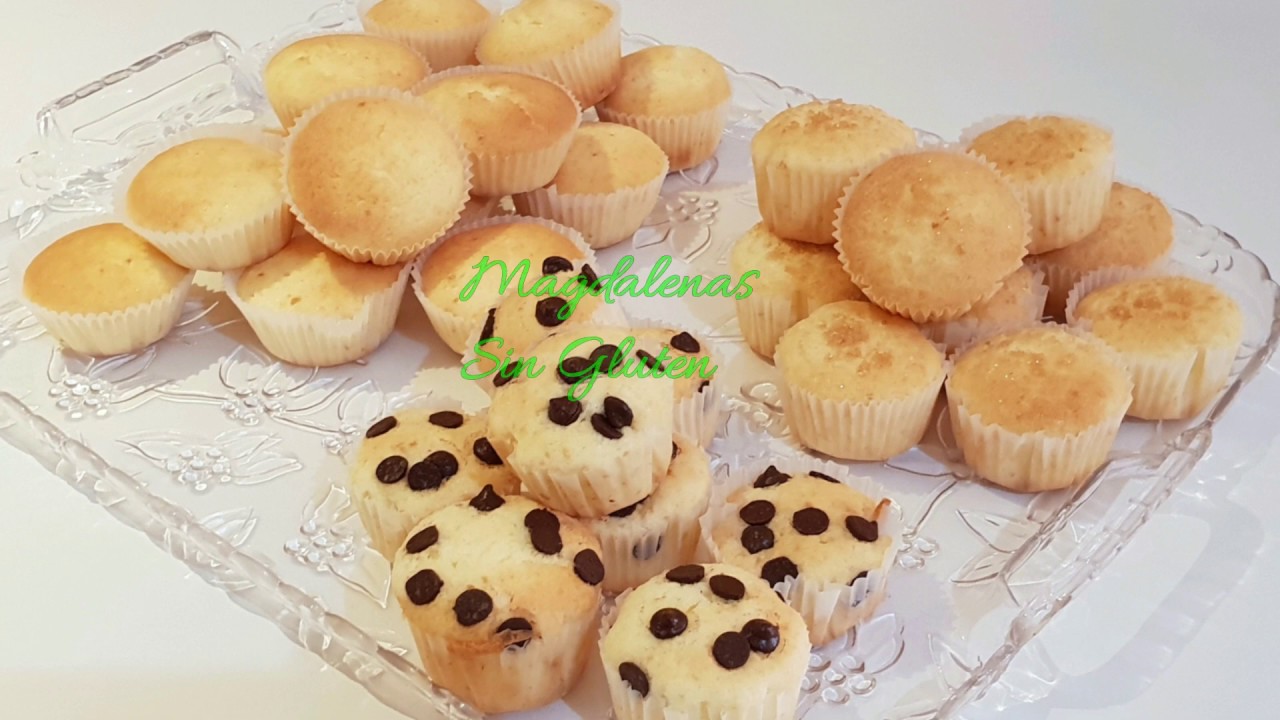MAGDALENAS SIN GLUTEN MUY ESPONJOSAS