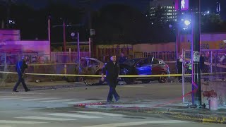 4 people arrested after crime spree ends with deadly crash