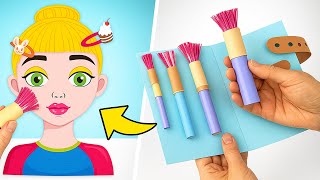 Ultimate Paper Doll Glow-Up Diy Mini Makeup Kits & Glam Transformations