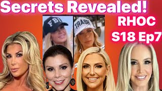 Secrets Revealed #rhoc S18 Ep7 #gossip #bravotv