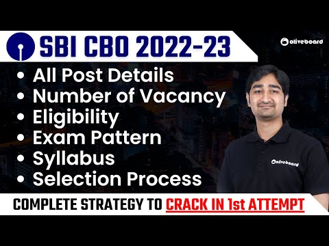 SBI Circle Based Officer Recruitment 2022 | SBI CBO Notification 2022 Complete Details By Aditya Sir