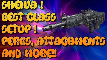 BEST SHEIVA class setup! Perks, Attachments and MORE ! Black ops 3 Sheiva class