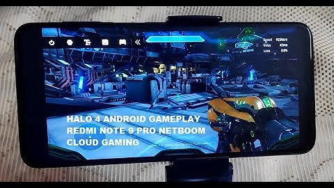 Halo 4 Android Gameplay Netboom Cloud Gaming Redmi Note 9 Pro / 9s