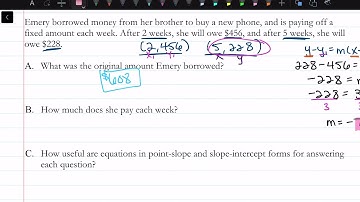 How to Solve Problems Using Linear Functions: Lesson 2-2, Example 10 Part C | Math Energy TV
