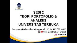 Sesi 2  Teori Portofolio  Universitas Terbuka