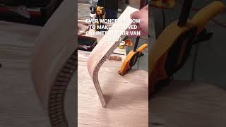 We love the way our curved cabinet came out. Ever wondered how to build a curve like this?