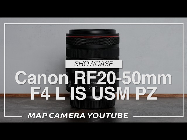 Canon RF20-50mm F4 L IS USM PZ Product Review - YouTube