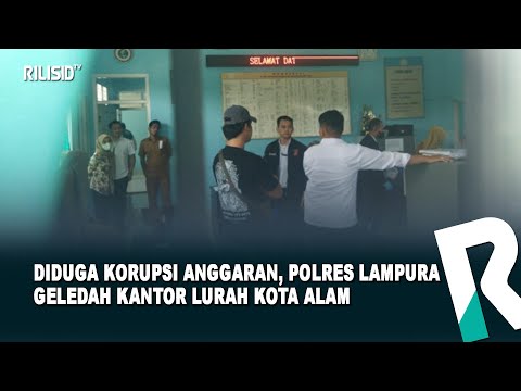 Diduga Korupsi Anggaran, Polres Lampung Utara Geledah Kantor Kelurahan Kota Alam