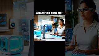Wait for old computer #beforeafter #old #computer #first #genration #viral #short