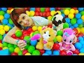 Детский сад - Играем с Пинки Пай и мягкими игрушками