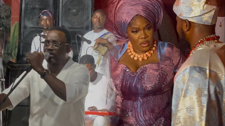 TOYIN ABRAHAM & HER HUSBAND KOLA AJEYEMI ON DANCING FLOOR WITH ALH PASUMA AT IYALODE MOVIE PREMIERE