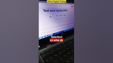 43 WPM 🥺Typing Speed | Online Typing Practice | English Typing Test #typing #ARP_0101