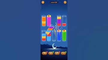 529 level Water sort - color sort game #gameshorts #watercolor #asmr #gameplay #shorts #play